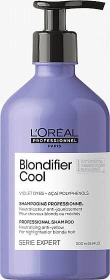 L'OREAL /לוריאל שמפו מנטרל לבלונד קר 500 מ"ל