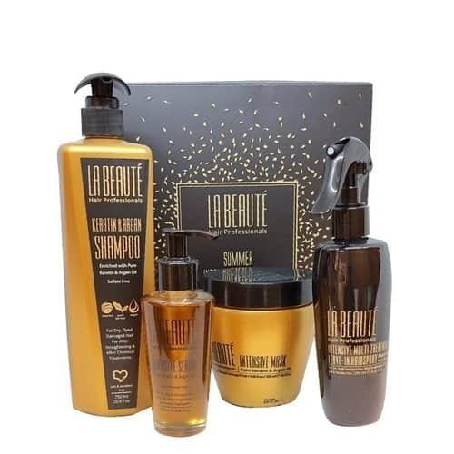 La Beauté מארז אינטנסיב | שמפו, מסכה, סרום + מסכה ללא שטיפה