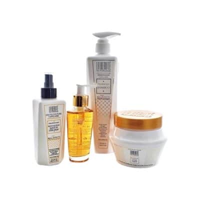 La Beauté מארז היאלרוני | שמפו, מסכה, סרום + מסכה ללא שטיפה