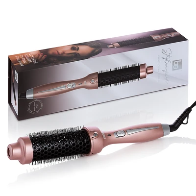 מברשת שיער חשמלית Be. - HotStyler | 1.5" Ionic Styling Brush צבע רוז גולד