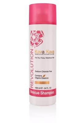 Kava Kava/ קווה קווה - שמפו רסקיו לשיער יבש מועשר בקרטין ללא מלחים 1 ליטר